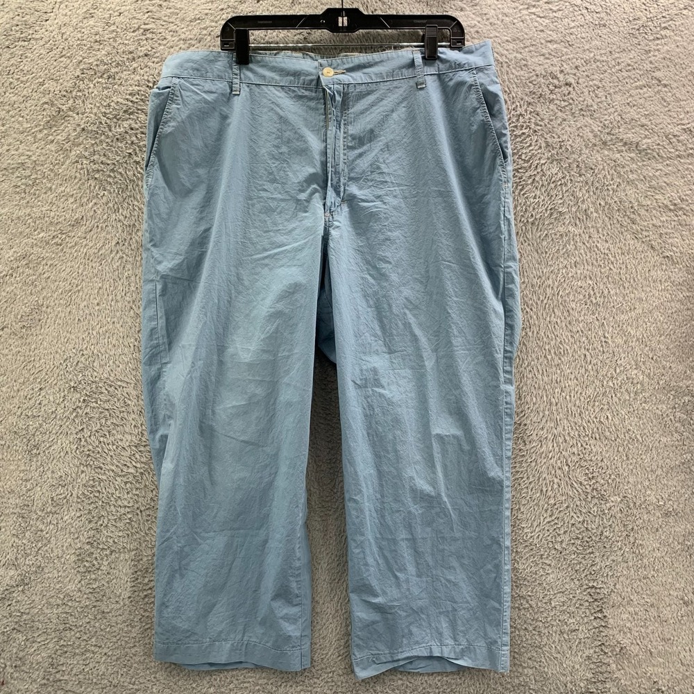 BILLS KHAKIS Pants Mens Size 40 x 26 Cotton Parker Lightweight Blue